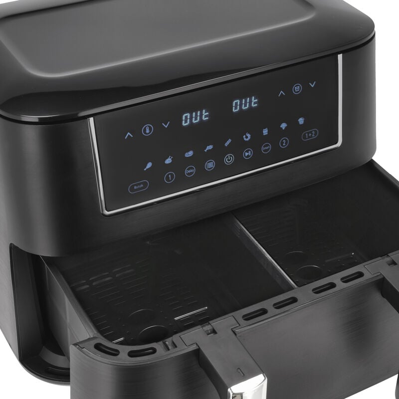 Nordic Sense Dobbelt airfryer 9,4 L skillerum